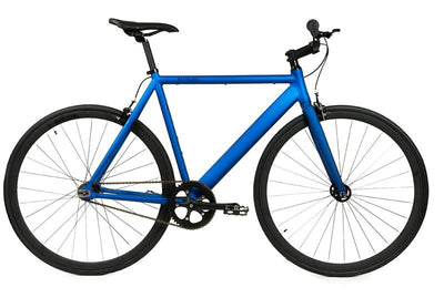 Track blue p3 cycles: fixie gear bike or urban track bike with a single speed and aluminum frame